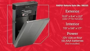 Hornady Rapid Car Gun Safe