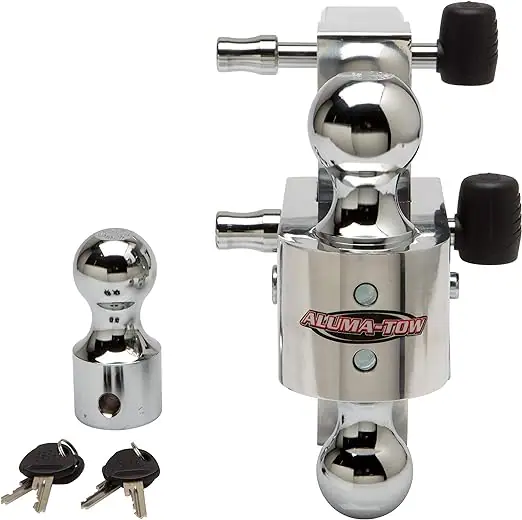 Aluma Tow Adjustable Trailer Hitch Ball Mount